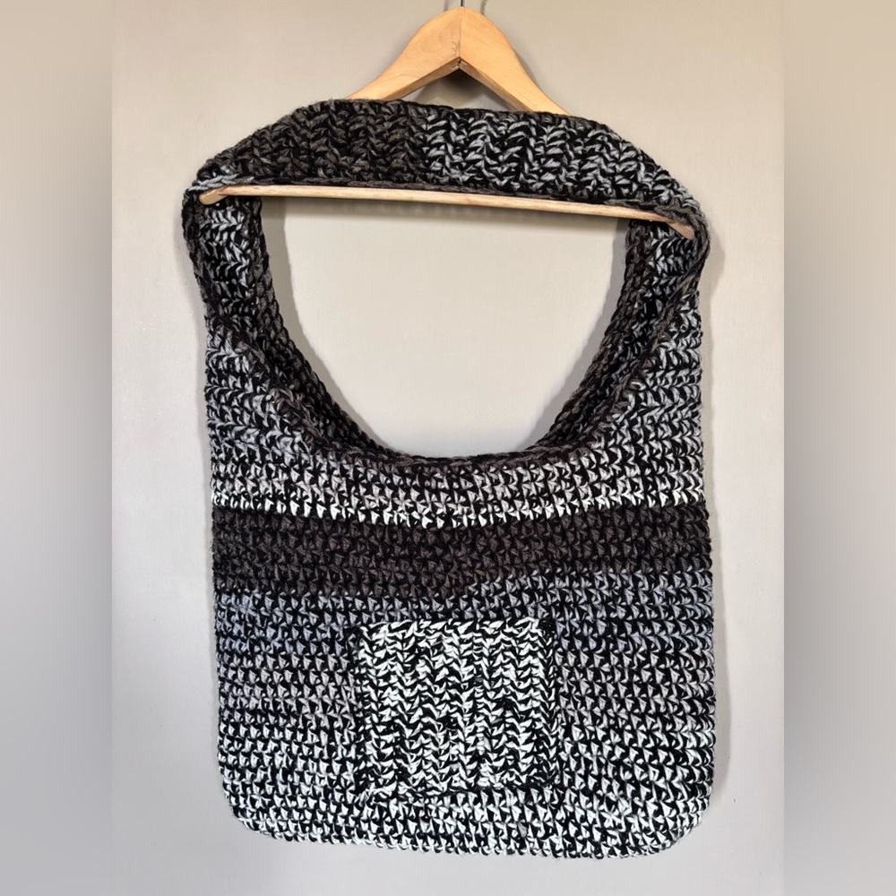 HAND CRAFTED Knitted Tote Bag